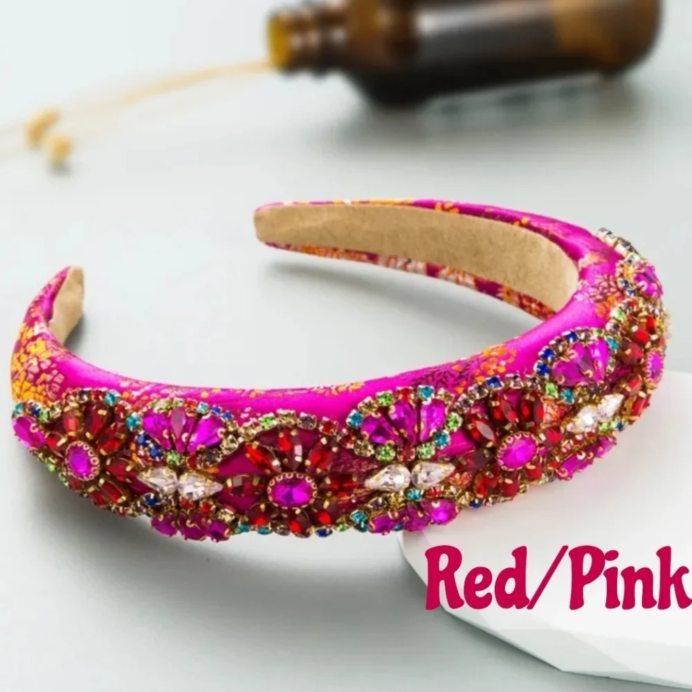 Rhinestone Headbands Elegant Baroque Style
